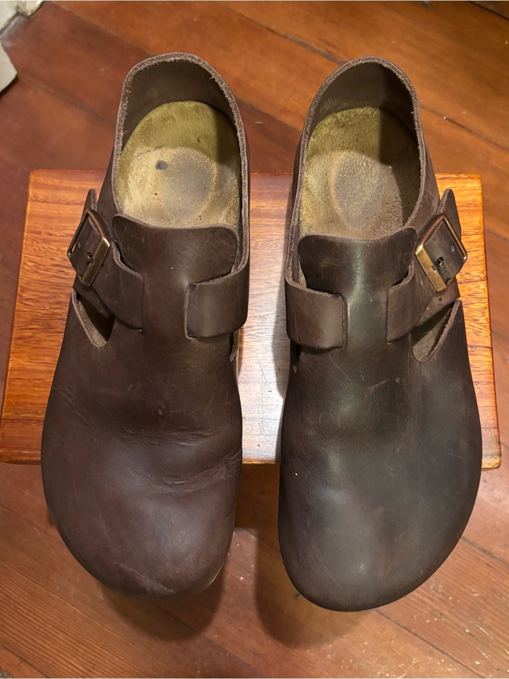 Birkenstock Women’s Classic Slip-On Leather London Clog - Habana Oil Brown 40